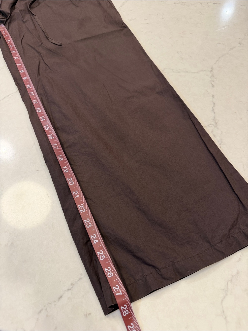 Anthropologie Maeve The Brooklin Poplin Tie Front Pull On Pants - Picture 10 of 10